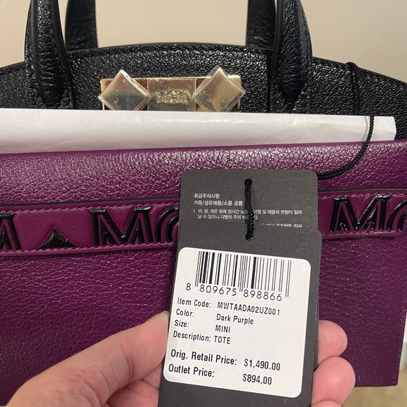 MCM mini tote - Picture 7 of 9